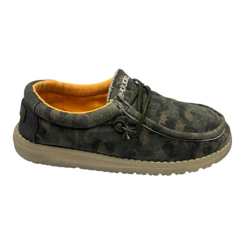 🟩 Hey Dude Wally Youth Camouflage Slip-Ons‎ – Kids K13